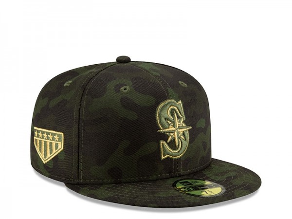 New Era Seattle Mariners Armed Forces Day On Field Fitted 59Fifty Cap