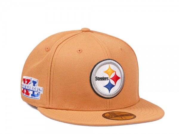 New Era Pittsburgh Steelers Super Bowl XL Golden Memories Collection 59Fifty Fitted Cap