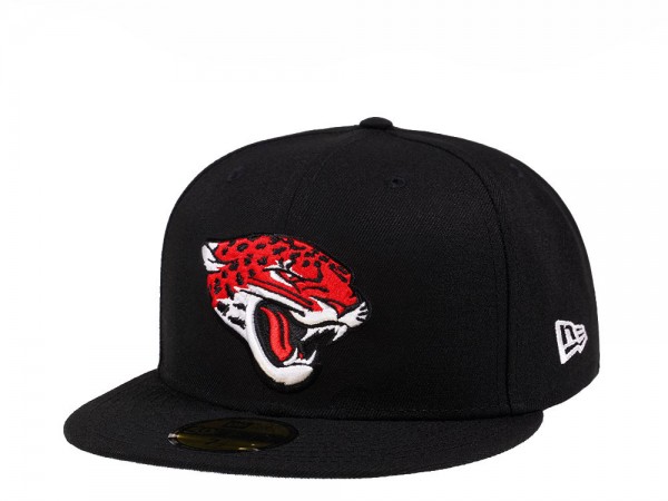 New Era Jacksonville Jaguars Black Crimson Collection 59Fifty Fitted Cap