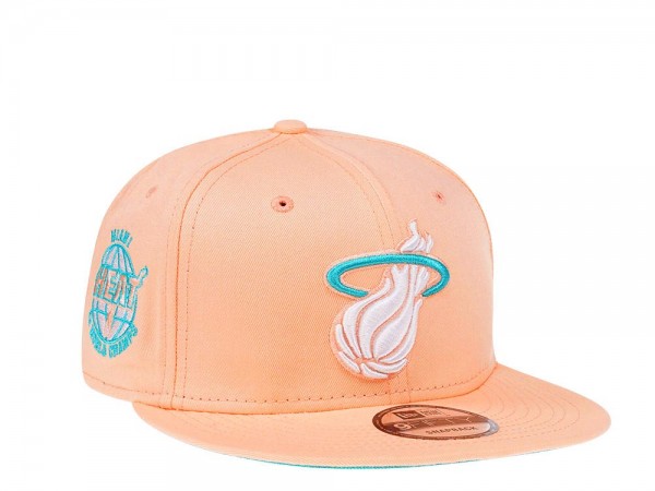 New Era Miami Heat Peach Edition 9Fifty Snapback Cap