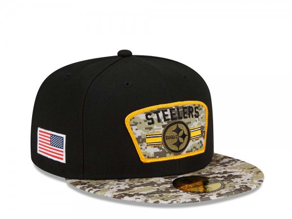 New Era Pittsburgh Steelers Salute to Service 21 59Fifty Fitted Cap