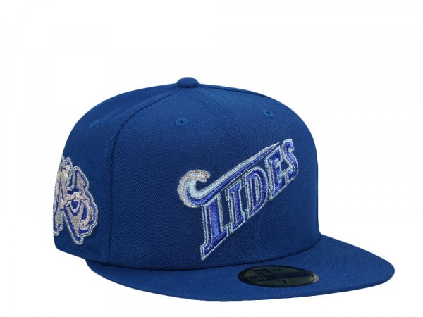 New Era Norfolk Tides Sea Blue Edition 59Fifty Fitted Cap
